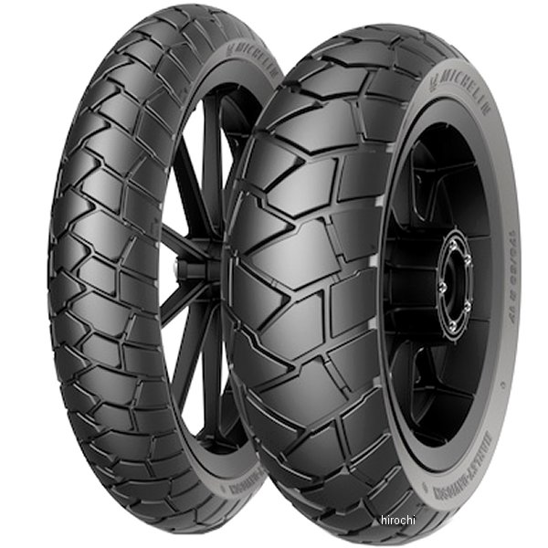ミシュラン MICHELIN スコーチャー アドベンチャー用途:リアリム径:17インチトレッド幅:170mm扁平率:60%MCラジアル:R許容リム幅:5.00インチ荷重指数:72(355kg)速度記号:V1本売りHARLEY-DAVIDSON初のアドベンチャーツーリングバイク「Pan America」用にカスタムデザインされた最新モデル。オフロード路面で効果を発揮するフルグルーブのトレッドパターンが優れたトラクション性能を実現します。637915楽天 JP店　