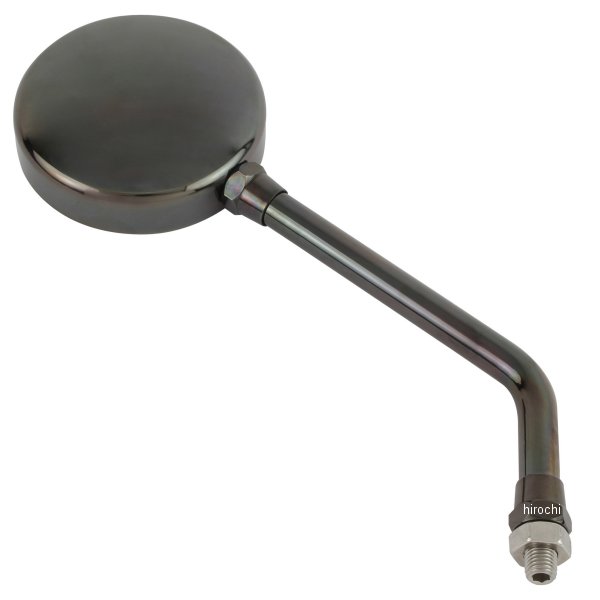 【メーカー在庫あり】 ポッシュ POSH マシンド ZIIタイプミラー ロング 左右共通 ブラッククローム 031..