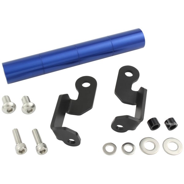 ポッシュ POSH スマートフォンホルダーマウントステー 21年 ZX-25R専用 青 136179-01 JP店