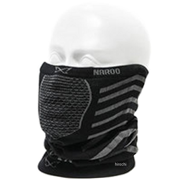 ナルーマスク NAROO MASK X9サイズ:フリー(20cm×30cm)カラー:ブラックシーズン:冬【素材】ポリエステル17％、ナイロン81％、ポリウレタン2％【仕様説明】Xシリーズで最も生地の厚さが分厚いマスクです。防塵・防寒・UVカット機能が備わったスポーツマスクです。首元までの長さがあるので、ネックウォーマーとしてもご使用いただけます。耳までの長さがあるので、イヤーウォーマーとしてもご使用頂けます。 洗濯は中性洗剤で丁寧に手洗いして下さい。275X901楽天 JP店　