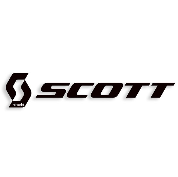 【メーカー在庫あり】 スコット SCOTT ホリゾンタル ダイカットステッカー 黒 30cm 217635-1377-1 JP店