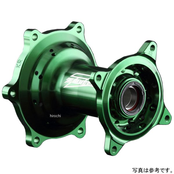 【メーカー在庫あり】 ズィーウィール Z-WHEEL アステライトハブ フロント 19年以降 KX450 緑 W41-21124 JP店
