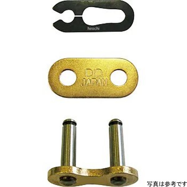 DID 大同工業 チェーン 520ERVTシリーズ クリップジョイント ゴールド 4525516358958 JP店...