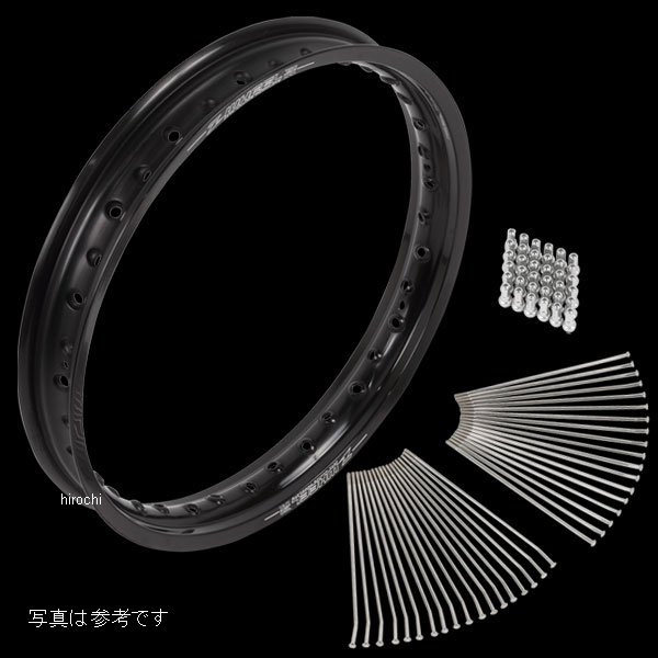 【メーカー在庫あり】 ズィーウィール Z-WHEEL リムセット リア SX '05-,TC/FC '14- リム ブラック/ニップル グリーン W25-291014 JP店(2)