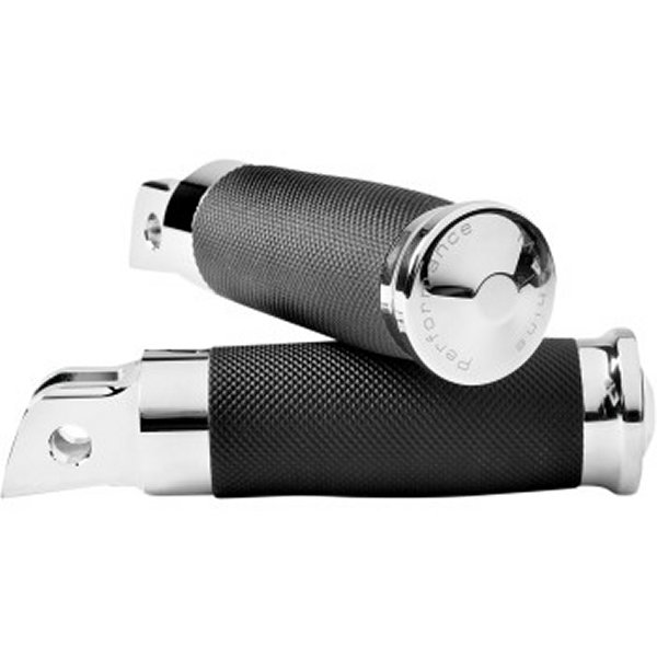 【USA在庫あり】 パフォーマンスマシン フットペグ ドライバー側 ラバーラップ M-Eight クローム 1620-2232 JP店