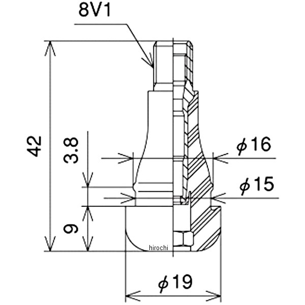 ��ʿ�ΥХ�� T/L�Х�� 19�ա�29mm ���ʥåץ���Х�� 1������ TR413 JPŹ