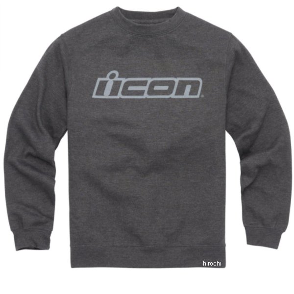 アイコン ICON 秋冬モデル クルーネック OG SLANT 黒 XLサイズ 3050-5839 JP店