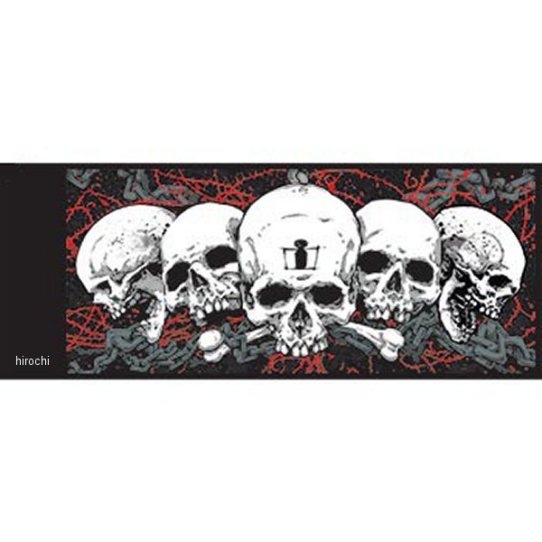 アイコン ICON フロアマット FLOORMAT ICON SKULL 黒 9905-0108 JP店