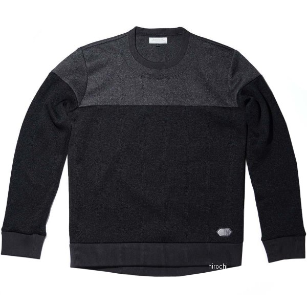 6265 カドヤ KADOYA 秋冬モデル インナーニット クルーネック INTHERMO-CREW NECK 黒/グレー Mサイズ 6265-0/BK/GY/M JP店