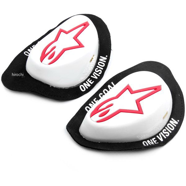 2840-0053 アルパインスターズ ひざ スライダー 白 (左右ペア) 8033637633398 JP店