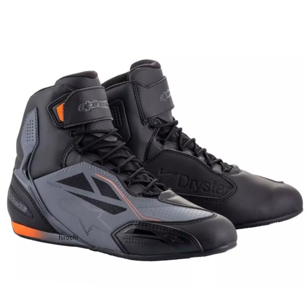 Boots - アルパインスターズ FASTER 3 DRYSTAR シューズ 黒/グレー/蛍光オレンジ 11サイズ(28.5cm) 2540719 JP店