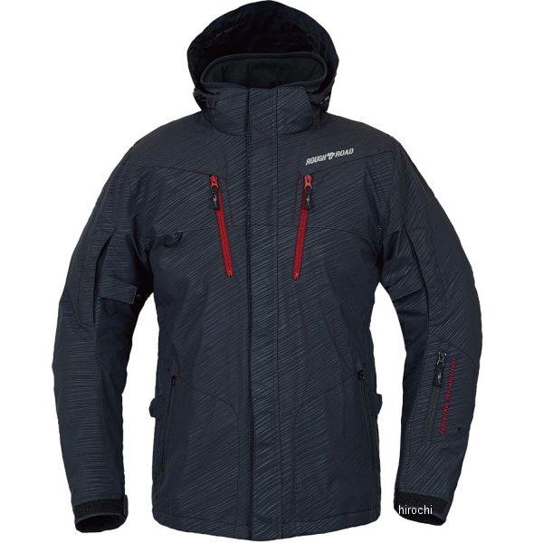 【メーカー在庫あり】 ラフ&ロード 秋冬モデル WSプリマロフトウォームパーカー 黒/赤 レディース WMサイズ RR7698BK/RDL2 JP店(2)