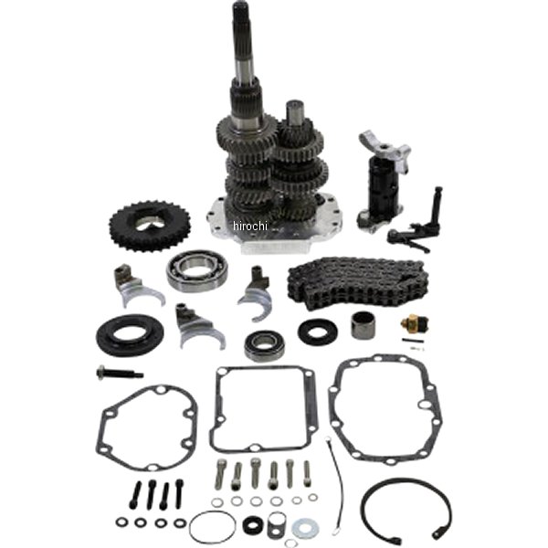  ベーカー Baker Drivetrain 6速 トランスミッション ダイレクトドライブ 90年-97年 ツーリング ポリッシュ 1103-0049 JP店