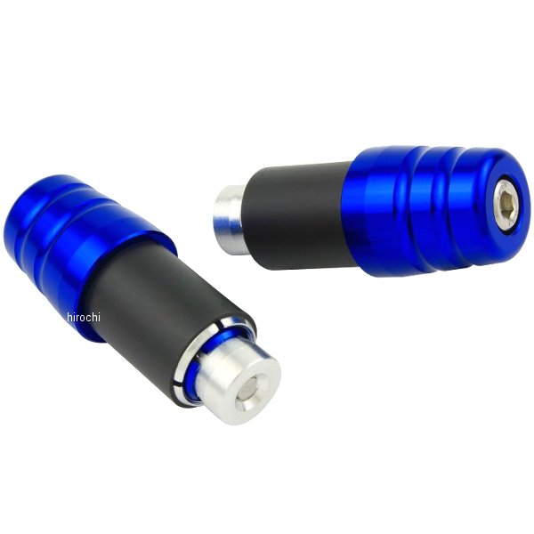 【メーカー在庫あり】 ポッシュ POSH スリムラインバーエンド 22.0mm 汎用 青 031082-01-10 JP店(2)