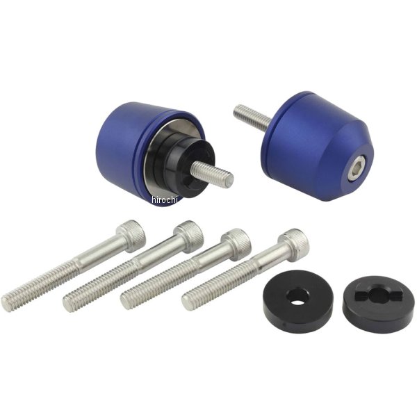 ポッシュ POSH ミドルウエイトバーエンド M6 ホンダ、スズキ用 マットブルー 032979-31-10 JP店