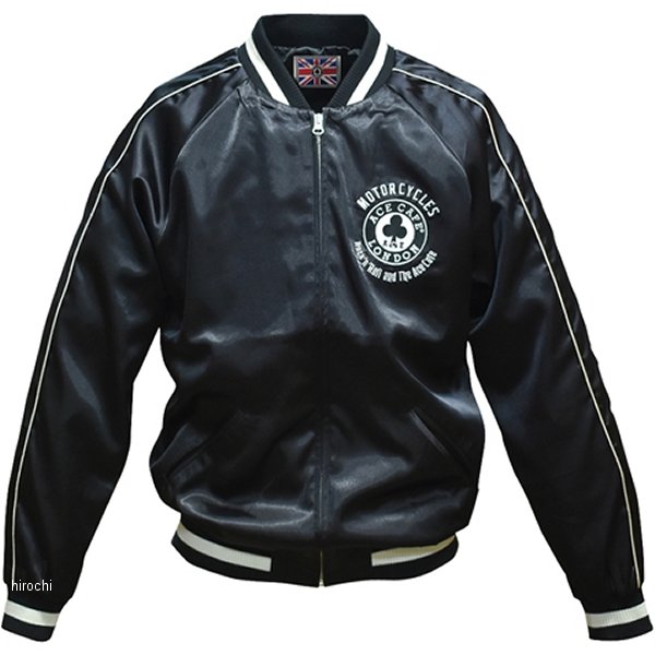 【メーカー在庫あり】 エースカフェロンドン ACE CAFE LONDON スカジャン Live to Ride 黒 XXLサイズ AC001SJ-BK-XXL JP店(2.0)