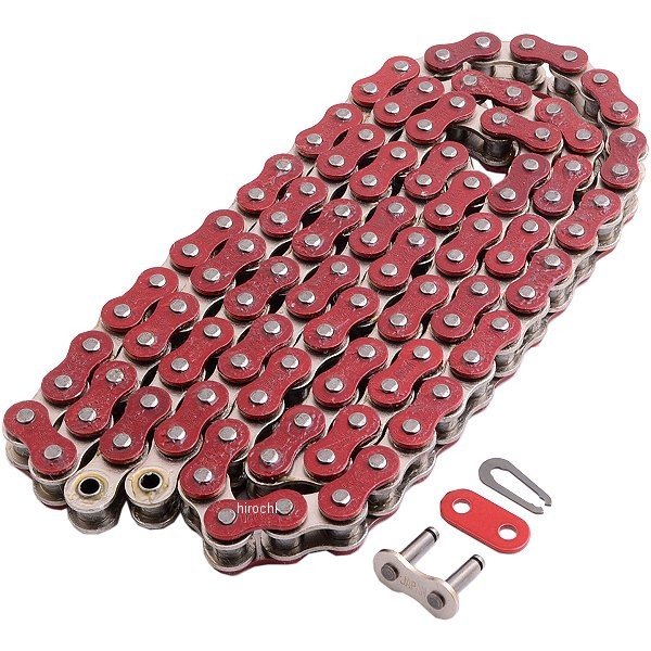 EKチェーン 江沼チェーン 420SR 64L クリップジョイント メタルレッド 4571291808256 JP店(2)