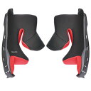 オージーケーカブト OGK KABUTO KF17 チークパッドセット 黒 XXLサイズ 15mm 4966094605445 JP店(2)