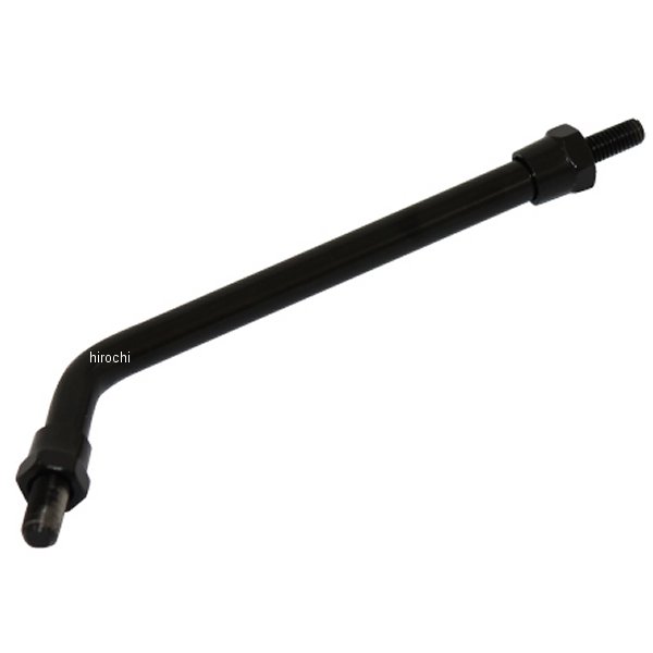 【メーカー在庫あり】 マッドマックス MADMAX ロングミラーステー カワサキ Z2ミラー 黒 1本 MM04-K005-01 JP店