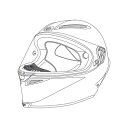  エージーブイ AGV ブレスディフレクター PISTA GP R/CORSA R KIT6020099901 JP店