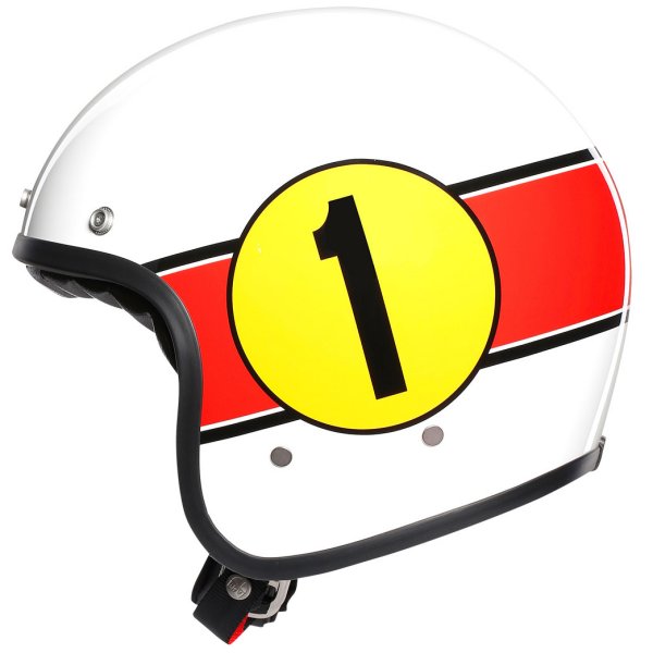 エージーブイAGVジェットヘルメットX70AGVMULTIMINO73白/赤Mサイズ(57-58cm)002192I0007-MJP店