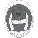 エージーブイ AGV クラウンパッド アジアンフィット X101用 黒 XLサイズ KIT77005001-XL JP店
