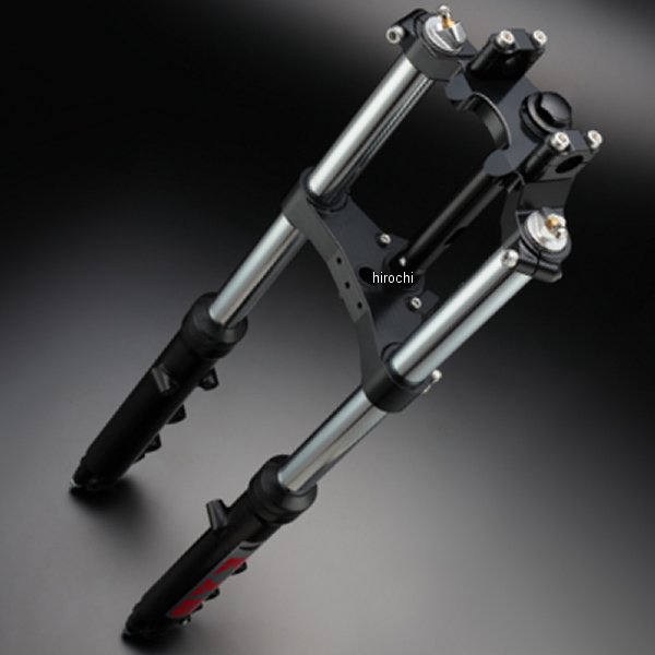 ピーエムシー PMC フォークASSY トリプルクランプ付き 76年-78年 Z1000、Z900、Z750 KZステム/KZホイール 74-733 JP店