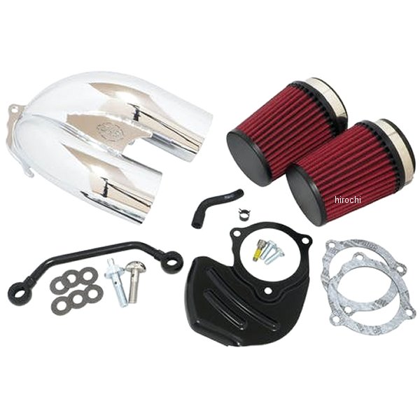 【メーカー在庫あり】 S&Sサイクル S&S Cycle チューンドインダクションキット クローム 170-0566A JP店