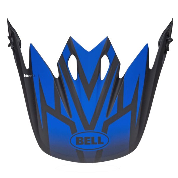 【メーカー在庫あり】 ベル BELL バイザー MX-9 MIPS ディスラプト マットブラック/青 7137524 JP店