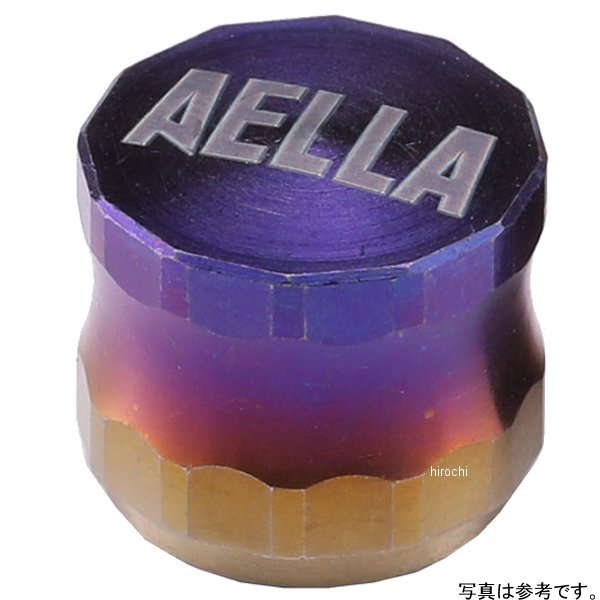 アエラ AELLA チタン エアバルブキャップ ショート チタンブルー AE-74022 SC JP店