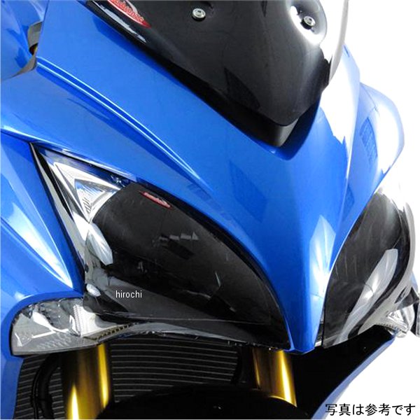 パワーブロンズ Powerbronze ヘッドライトレンズシールド 15年-20年 GSX-S1000F ライトスモーク 440-S556-001 JP店(2)
