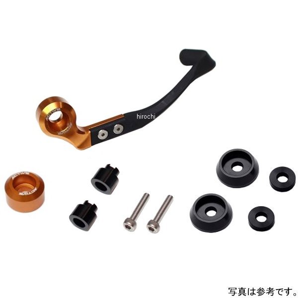 アクティブ ACTIVE ブレーキレバーガード&バーエンドフルセット 取付け部 M8用 ゴールド 30805M08 JP店