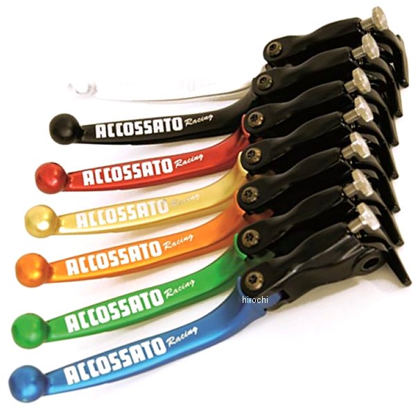 アコサットレーシング ブレーキレバー 可倒式タイプ 15年-17年 DUCATI 1299 ABS 黒 400-LV013N JP店