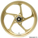 ゲイルスピード GALE SPEED リアホイール TYPE-GP1S 425-17 (レースサイズ) 20年-22年 ZX-25R、SE ゴールド ガラスコー...