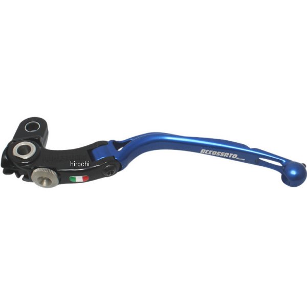 アコサットレーシング クラッチレバーLV017 24mm 可倒式タイプ 汎用 青 400-LV017-24B JP店