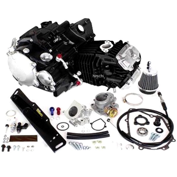 SP武川 スーパーヘッド4V+Rコンプリートエンジン181cc 湿式クラッチ 01-00-1752 JP店