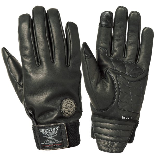 HTVG-001 ヒューストン HOUSTON レザーISグローブ 黒 2XLサイズ HTVG-001BK-2X JP店