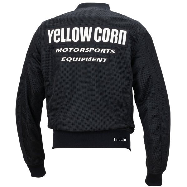 イエローコーン YeLLOW CORN 2022年春夏モデル ライトメッシュジャケット 黒 Mサイズ YB-2122 JP店