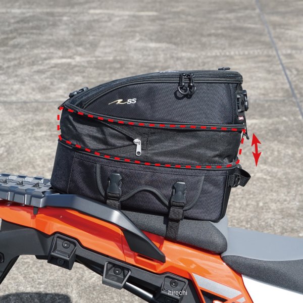 【メーカー在庫あり】 ラフ&ロード クルージングシートバッグ25 18～25L 黒 RR9039...