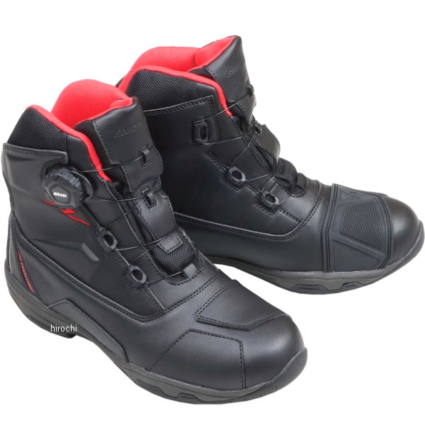 【メーカー在庫あり】 ラフ&ロード 春夏モデル デュアルテックスラフライディングシューズ 黒/赤 26cm RR6302BK/RD260 JP店(2)