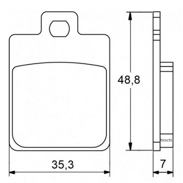 アコサット ACCOSSATO ブレーキパッド AGPA17 スタンダート PEUGEOT TWEET EVO、PEUGEOT TWEET EVO RS、TWEET RS 403-AGPA017-ST JP店