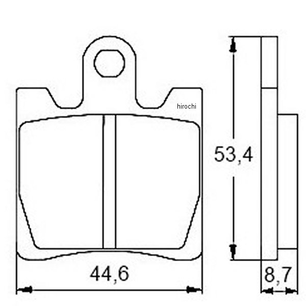 アコサット ACCOSSATO ブレーキパッド AGPA21 スタンダート XV1900A、FJR 1300、EPSILON 403-AGPA021-ST JP店