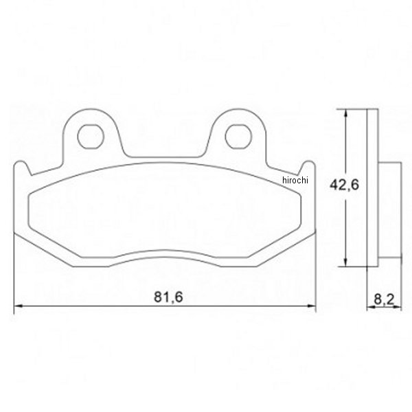 アコサット ACCOSSATO ブレーキパッド AGPP041 スタンダート CR500、XL500R、XR 500R、XL350R、XR350R 403-AGPP041-ST JP店(2.0)