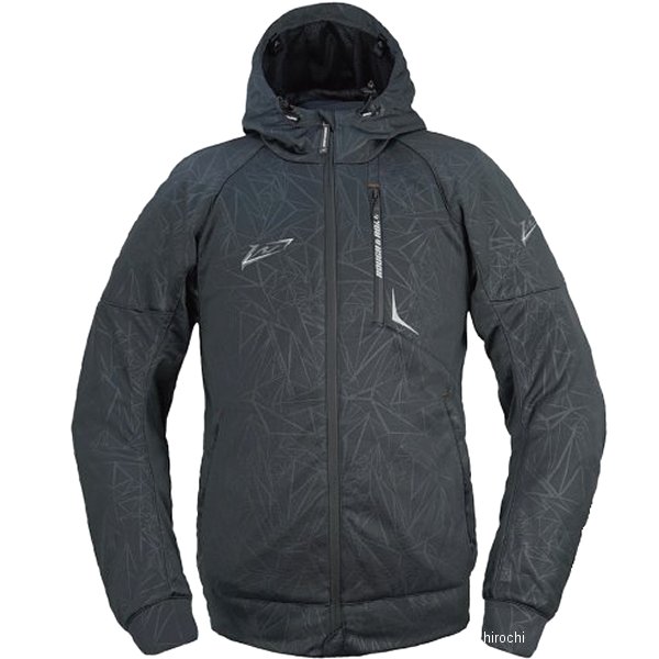 【メーカー在庫あり】 ラフ&ロード 春夏モデル エアスルーライディングフーディーFP エンボスブラック ..