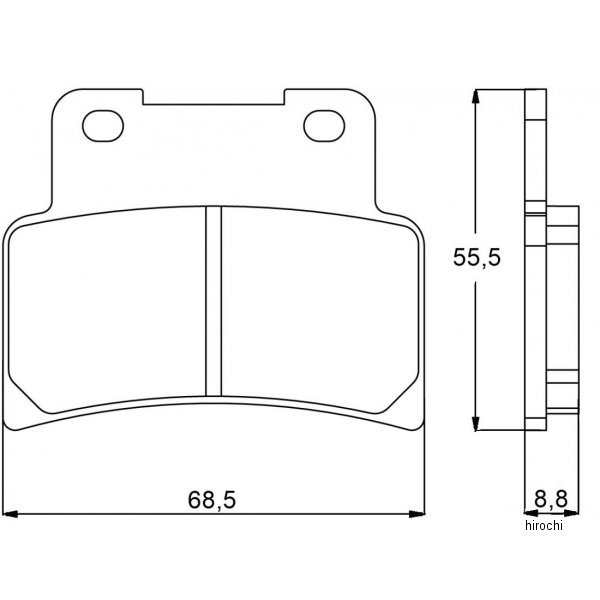 アコサット ACCOSSATO ブレーキパッド スタンダート 09年-15年 SYM CITYCOM 403-AGPA102-ST JP店