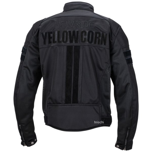 イエローコーン YeLLOW CORN 2022年春夏モデル メッシュジャケット 黒/黒 Mサイズ BB-2106 JP店