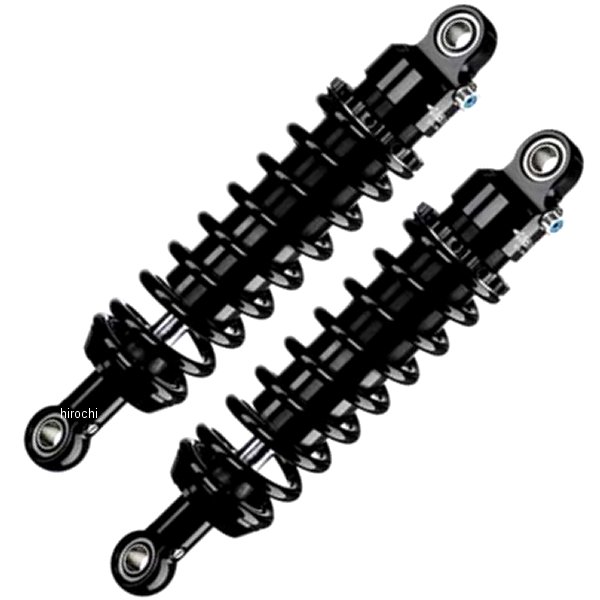 マトリス MATRIS ツイン リアショック M40D07年-10年 ハーレー DYNA FXD Super Glide(1580-96)タイプ:M40Dタイプカラー:ブラック【仕様】・リバウンド(伸び側)、スプリングプリロードが調整可能。・ピストンロッドにはクロームコーティング。・プリロード調整はリングナット式の無段階。【特徴】・窒素ガス封入ピストンロッドの激しい動きによって発生するキャビテーションを防止するため、窒素ガスを封入。シリンダー内部を高圧に保つことでキャビテーションを防止、高い耐久性を発揮、セッティングの誤差発生を防止します。・スプリング装着されているスプリングはシングルレートスプリングを採用。・オーバーホール松本エンジニアリングにてMatris製品のオーバーホールを承っております。ガス室を内蔵した1ウェイタイプのツイン リアショック。伸び側減衰調整と無段階リングナット式プリロード調整が可能。写真は参考です。商品の仕様がメーカー都合により変更される場合があります。何卒ご了承ください。MH123.1D-N楽天 JP店