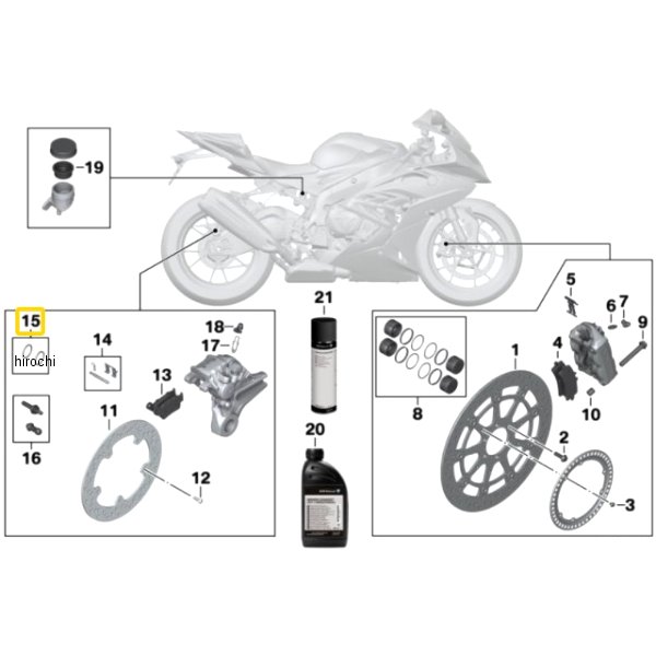 BMW純正 ブレーキ ピストン シール セット 34217651957 JP店