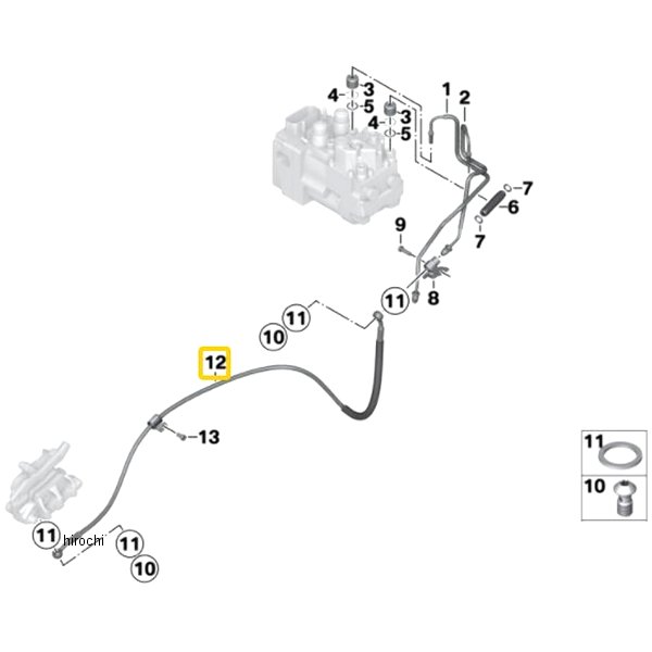 BMW純正 ブレーキホース 34327659837 JP店
