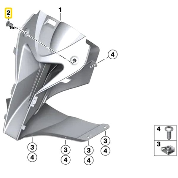 BMW純正 プラスチック ナット 46637723494 JP店